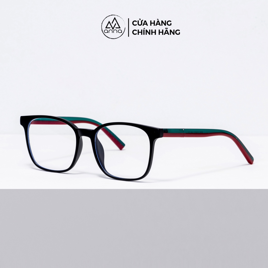Gọng kính mắt thời trang nữ ANNA thiết kế dáng vuông chất liệu nhựa 170HQ098