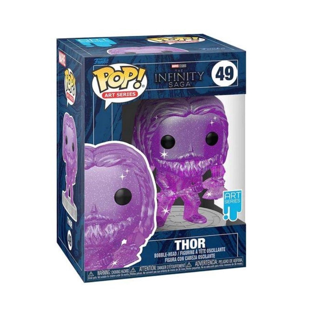 Mô hình Marvel Thor 10cm 49 Infinity Saga Artist Series Funko Pop Mô hình tĩnh Nhựa PVC CHÍNH HÃNG MỸ MVFKP18