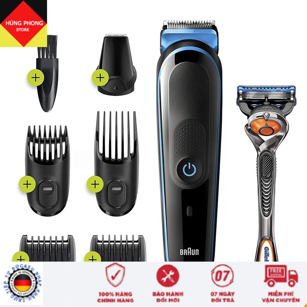 TÔNG ĐƠ CAO CẤP BRAUN 7in1 CẮT TÓC CẠO RÂU ĐA NĂNG BỀN ĐẸP - HÀNG ĐỨC CHÍNH HÃNG