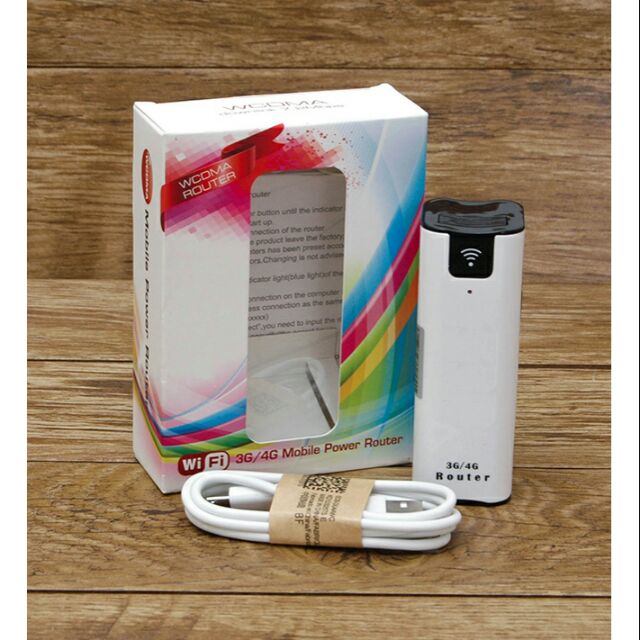 Bộ phát Wifi bằng sim 3G/4G kiêm pin dự phòng 2200mAh- Bảo hành 3 tháng 1 đổi 1