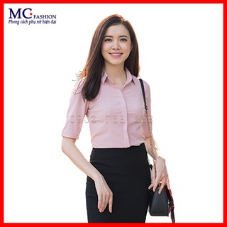 Áo sơ mi nữ tay lỡ mc fashion a473