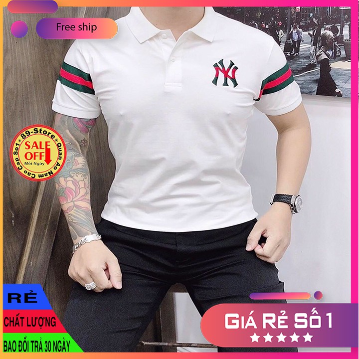 Áo Thun Nam Tay Ngắn Có Cổ Cao Cấp Thích Hợp Moi Lứa Tuổi Cam Kết Về Chất Lượng 🌟GIÁ RẺ NHẤT🌟