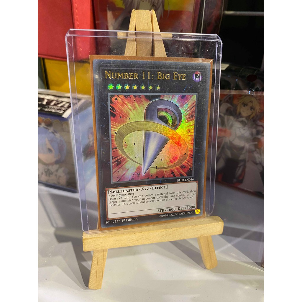 Lá bài thẻ bài Yugioh Number 11 Big Eye – Ultra Rare - Tặng bọc bài nhựa bảo quản