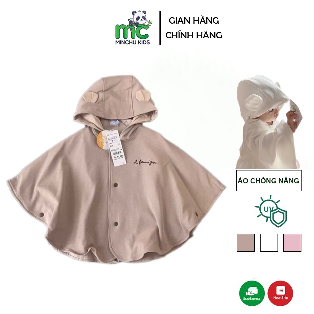 Áo Choàng Chống Nắng Cho Bé Minchu Kids