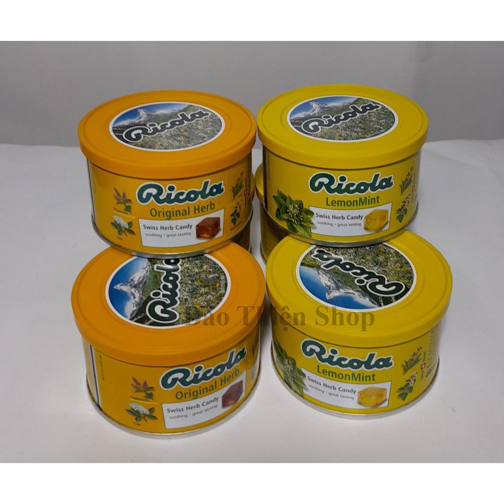 Kẹo Thảo Mộc hiệu Ricola (2 vị) 100g | BigBuy360 - bigbuy360.vn