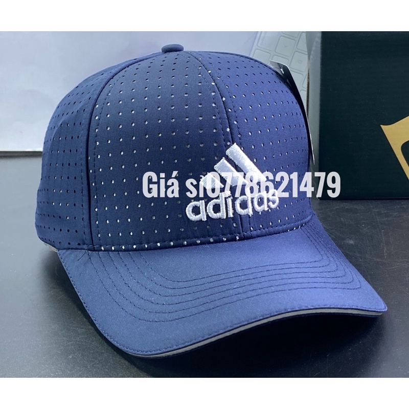 mũ lưỡi trai thể thao - nón kết dù lổ thêu adas full tem thời trang