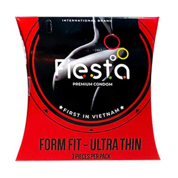 Bao cao su ôm sát, siêu mỏng - Fiesta Form Fit Ultra Thin