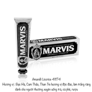 Kem đánh răng Marvis Amarelli Mint 85ml 150g