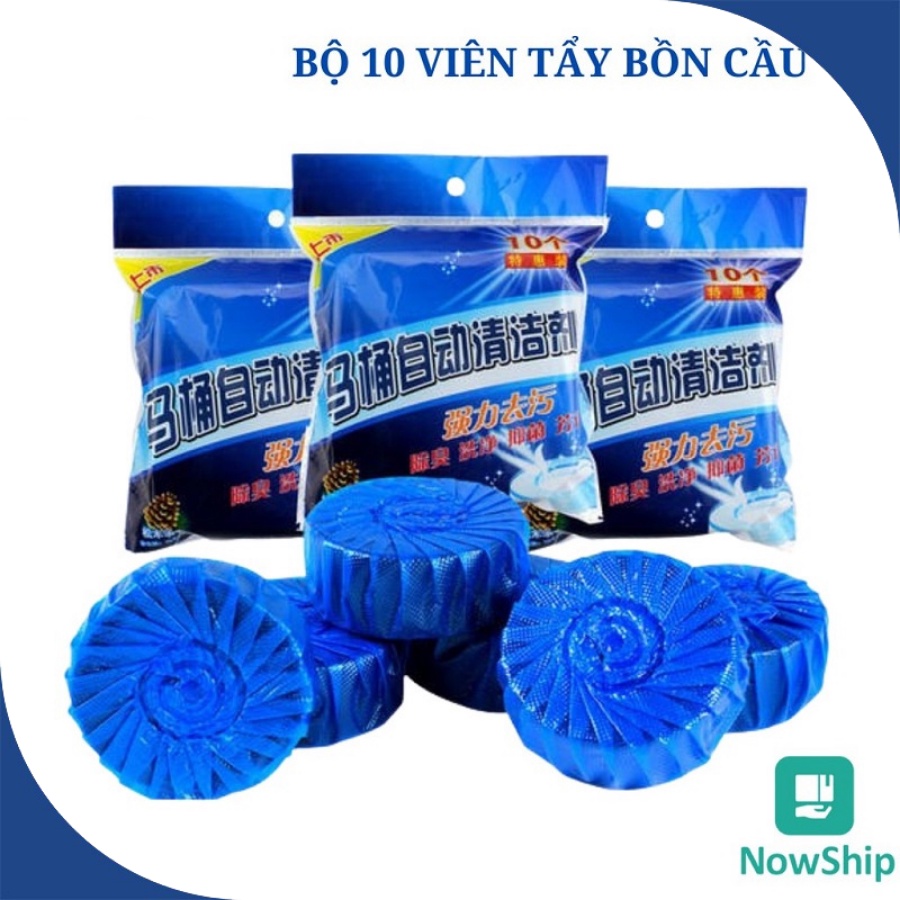 Combo 10 Viên Thả Bồn Cầu, Toilet Duyệt Khuẩn, Khử Mùi Cao Cấp