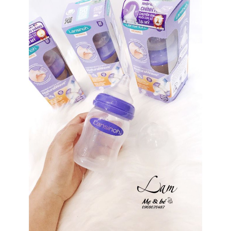 Bình sữa Lansinoh 160ML VÀ 240ML