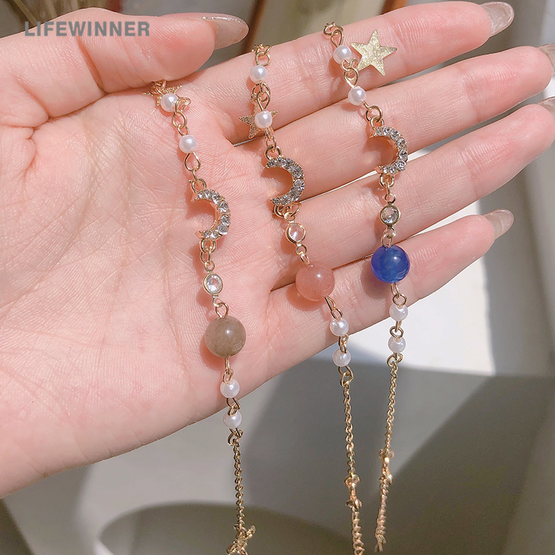 Vòng Tay Đính Ngọc Trai Nhân Tạo Thời Trang Dành Cho Nữ