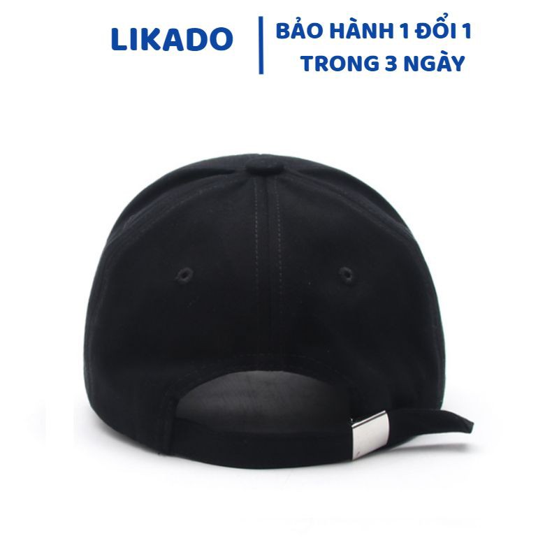 Mũ lưỡi trai nữ Hàn Quốc LIKADO thêu chữ Hmm LKD03