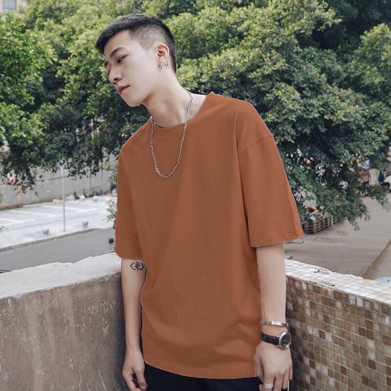 [CÓ CLIP] Áo thun tay lỡ form rộng trơn BASIC TEE không họa tiết - Unisex nam nữ đều làm được | WebRaoVat - webraovat.net.vn