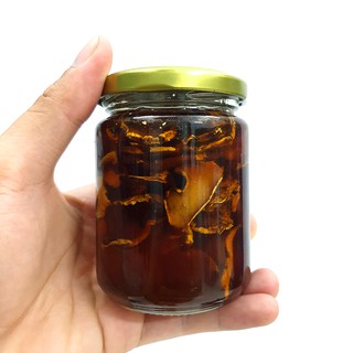 Mật ong ngâm gừng ta khô Honey Ginger hũ 300gr (BẢO HÀNH TRỌN ĐỜI), giải cảm, hỗ trợ hô hấp, tăng cường sức khỏe