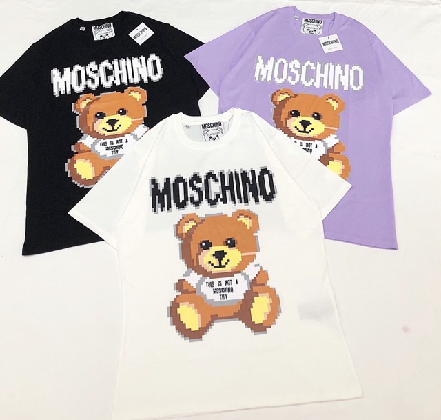 Áo gấu moschino oversize