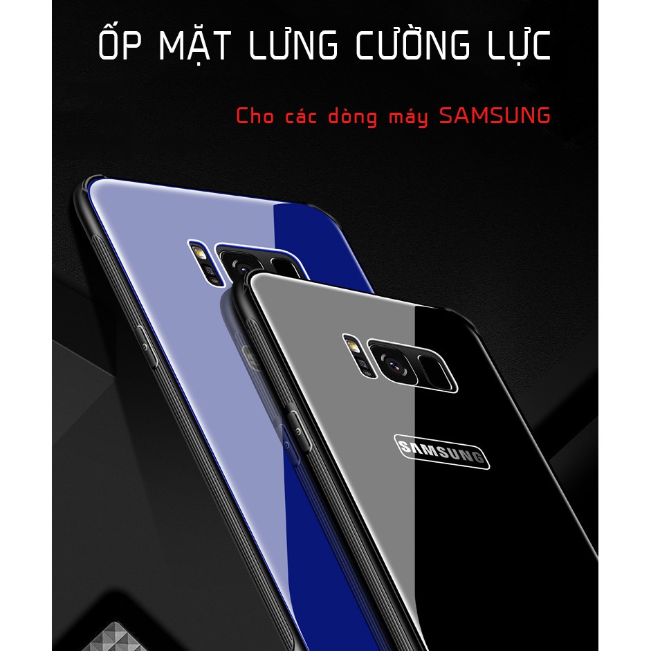 ỐP MẶT LƯNG CƯỜNG LỰC CHO CÁC DÒNG SAMSUNG S8/S8PLUS/S6EGDE/NOTE/A5/A7 ORDER
