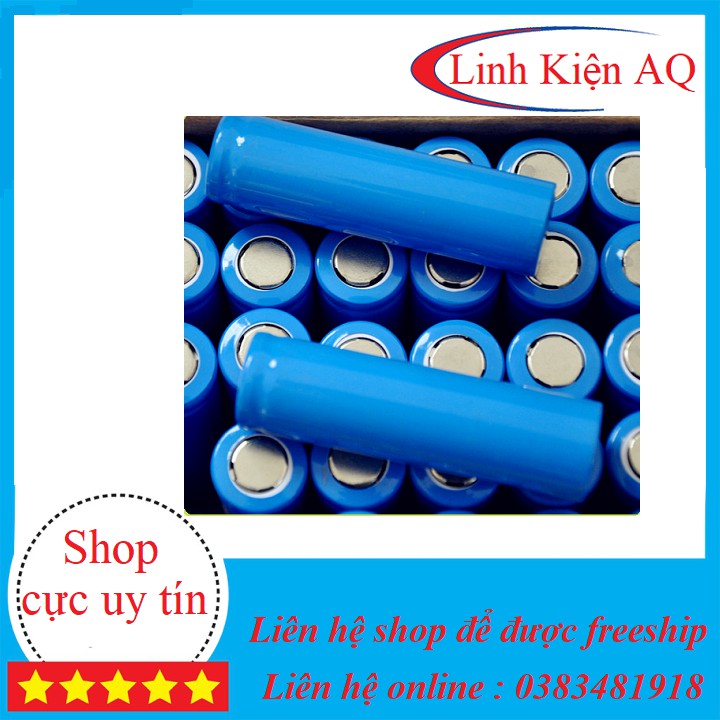 Pin Li-on 18650 dung lương 3000mAh dòng xả 10C(loại tốt)