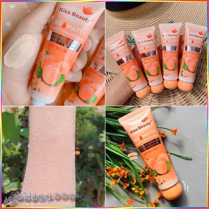 Kem nền chống nắng SPF 45/PA+++ Kiss Beauty Pore BB Matte SV