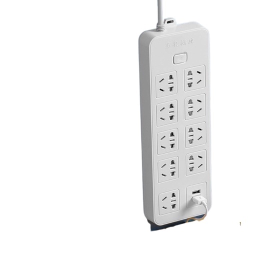 Ổ cắm điện đa năng tích hợp cổng USB, Ổ điện 9 lỗ công suất 2500W chống cháy, giật dây dài 3M/5M - Sentaku