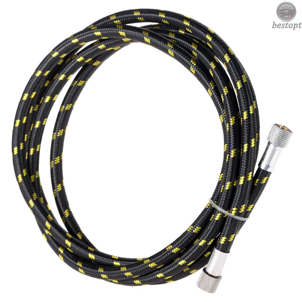 B&O Professional Nylon Braided Airbrush Hose with Standard 1/8"*1.8m Size Fitting on One End and a 1/8in