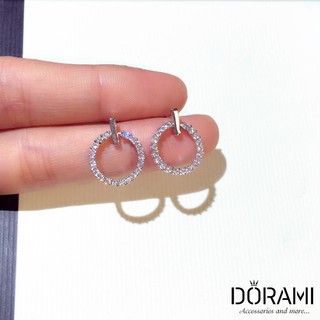 Bông tai ulzzang, bông tai vòng tròn, bông tai nữ, bông tai bạc, bông tai xinh xắn, bông tai hot trend