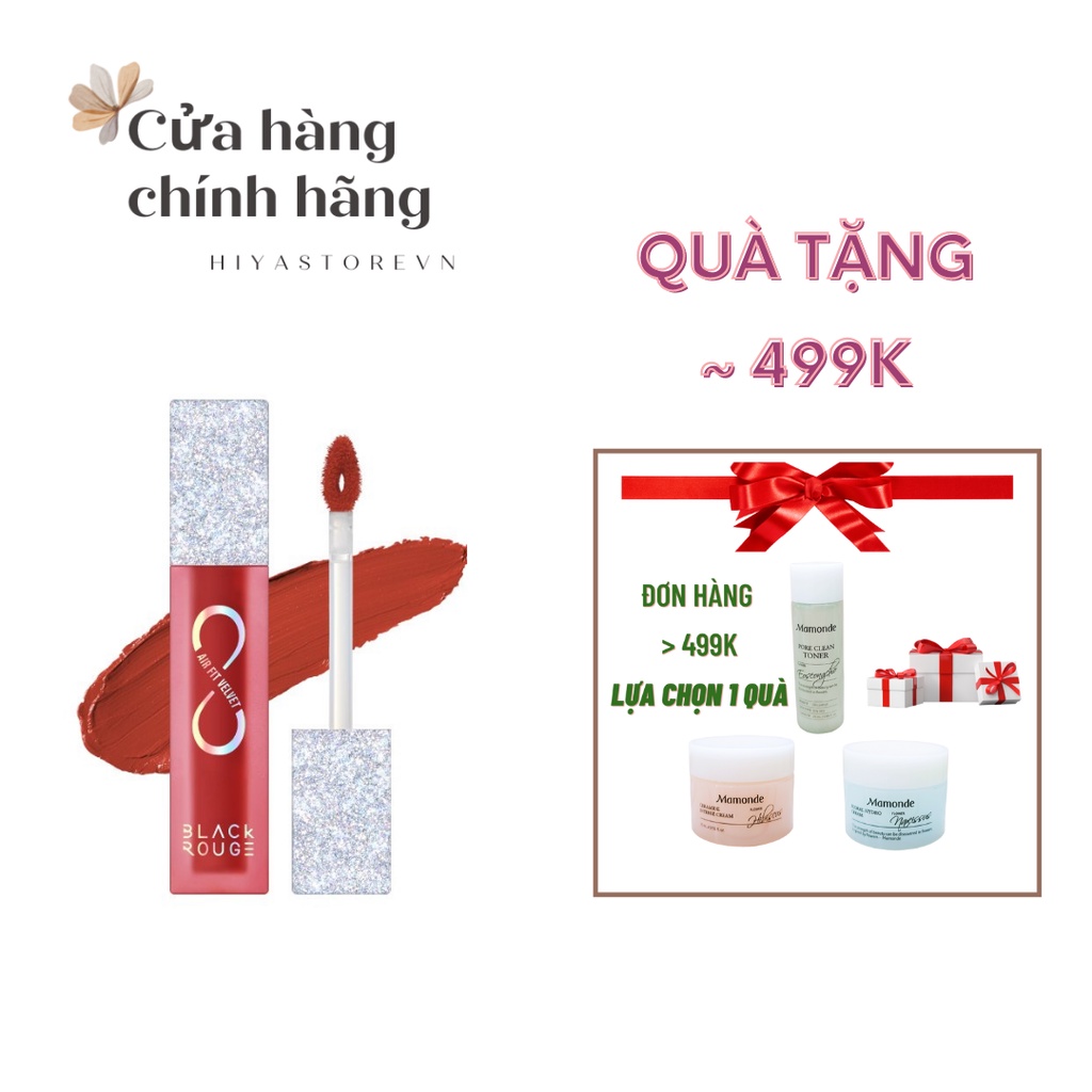 [CHUẨN AUTH] Son Kem Lì Black Rouge Air Fit Vevet Tint Ver 8 The Crystal