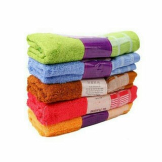 Combo 10 chiếc khăn mặt sợi tre Việt Mỹ