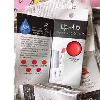 [ Mẫu Thử Cam Đào 0,5g ] Son Lip on Lip Water Color mới 0,5g rất tiện để túi