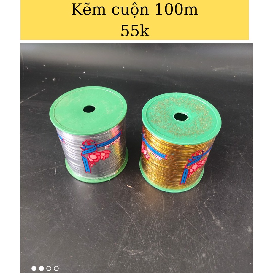 Kẽm cuộn buộc hoa