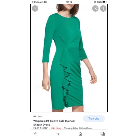 Đầm Calvin Klein xoắn eo 🍀🍀🍀🍀