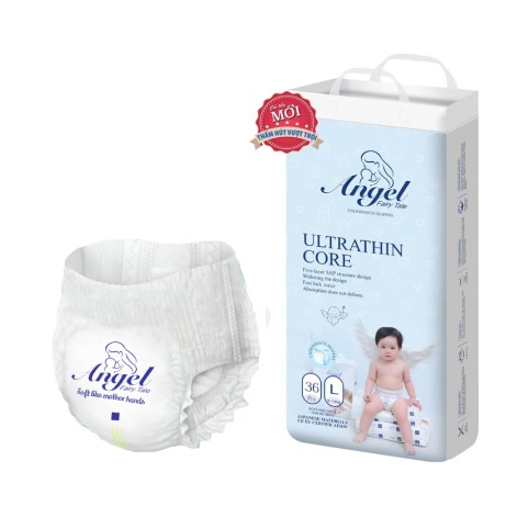 [MUA 2 TẶNG 1 ] Tã/Bỉm Quần ANGEL Absorbent Xanh Chất Liệu Nhật Bản Size M38 L36 XL34 XXL32  XXXL30