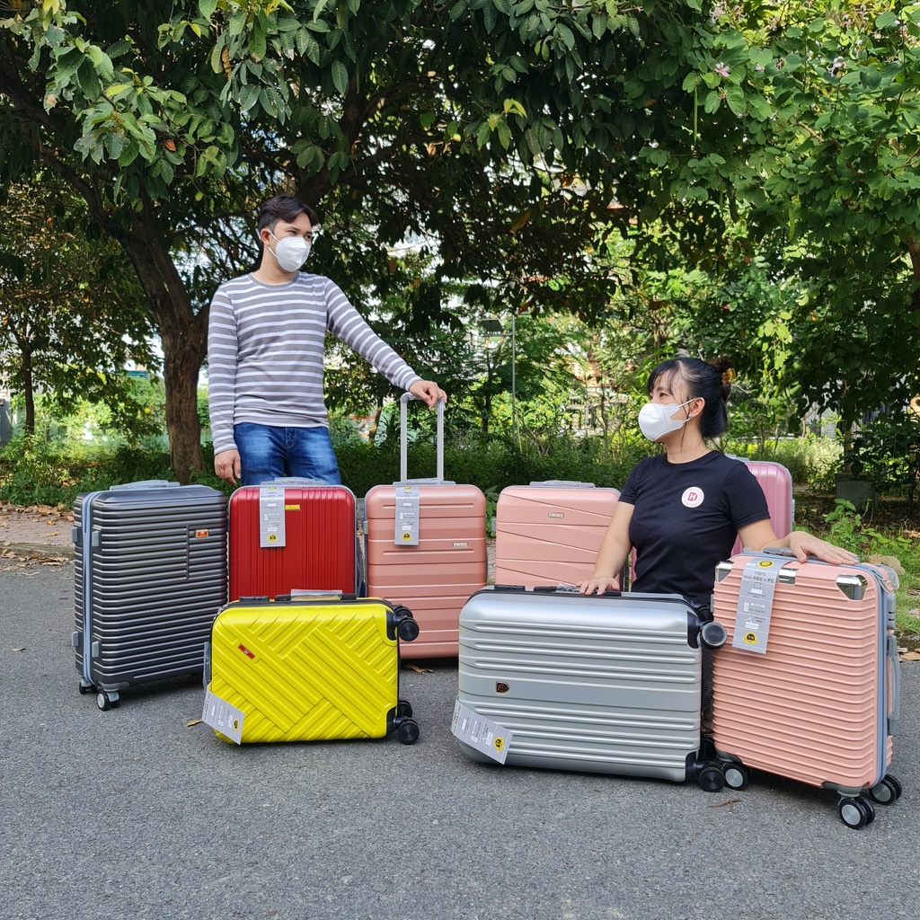 VALI NHỰA SIZE 20, SIZE 24 CHỐNG TRỘM - HÀNG DÀY CAO CẤP VALILIZ - BH 05 NĂM