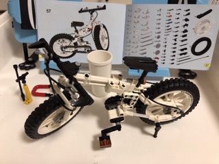 LẮP RÁP MÔ HÌNH LEGO  TECHNIC WINNER 7072 - MÔ HÌNH XE ĐẠP TRẮNG