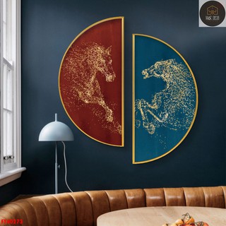 Xả tranh tráng gương sang chảnh đường kính 80cm