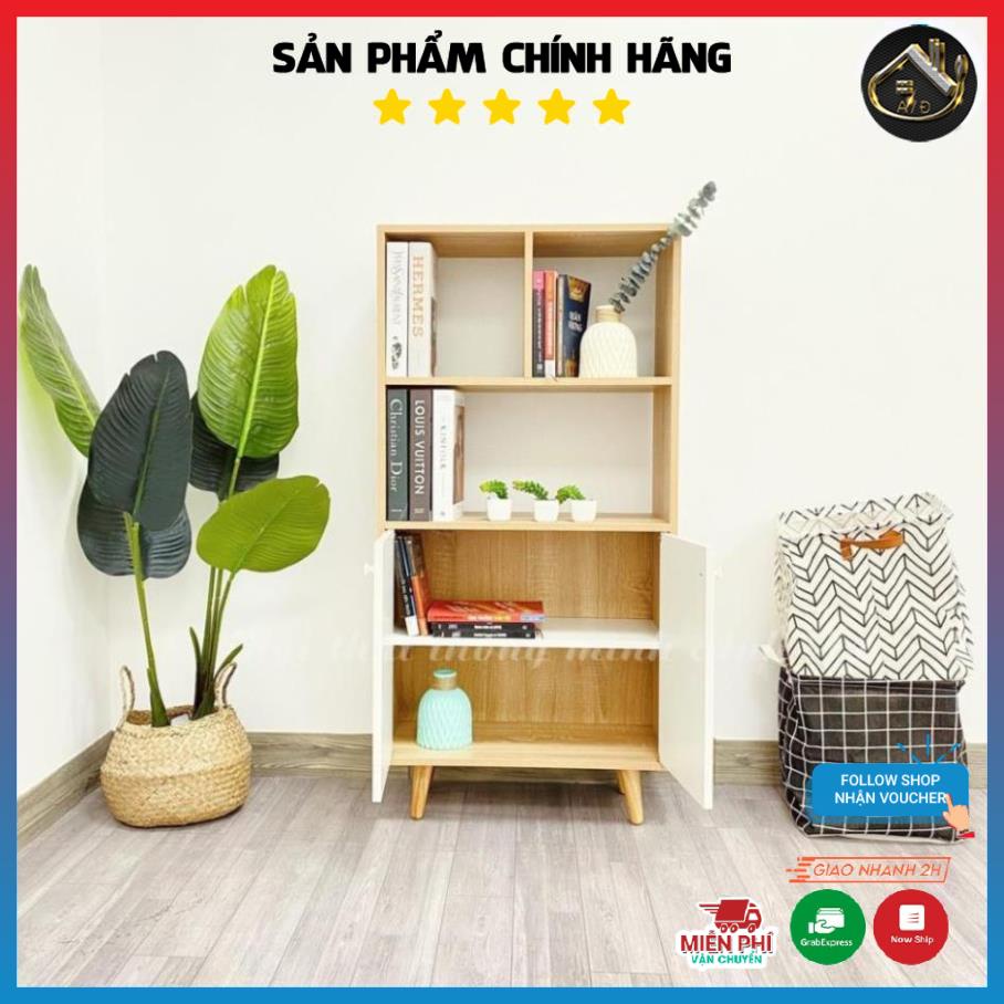 Tủ sách, tủ gỗ đa năng, phù hợp nhiều không gian trong gia đình chất gỗ MDF dễ dàng lắp ráp