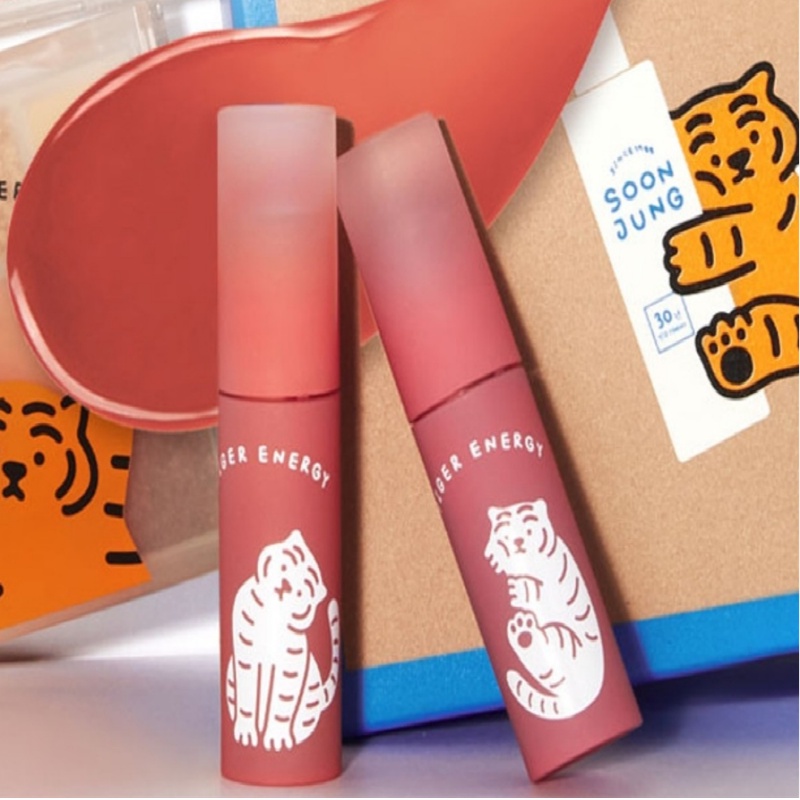 Son tint Etude Tiger Energy Jelly Dewy 2 màu tùy chọn 4g