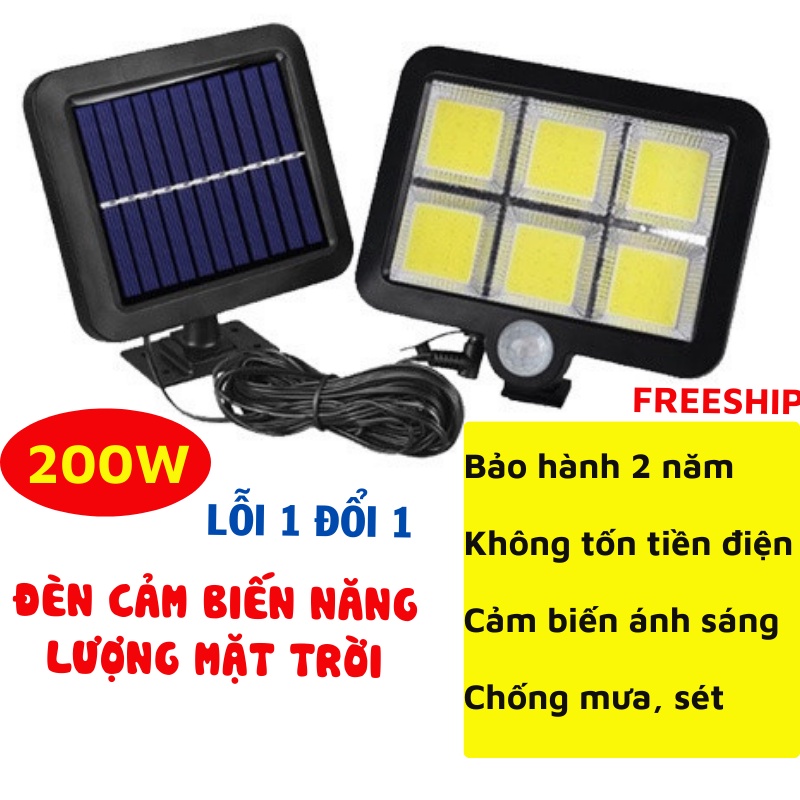 Đèn Cảm Biến Năng Lượng Mặt Trời Siêu Sáng, Chống Thấm Nước, ĐÈN DUY THẮNG