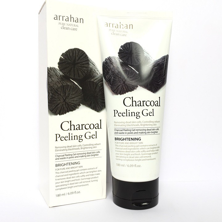 Tẩy da chết Arrahan Charcoal Peeling Gel- Than hoạt tính