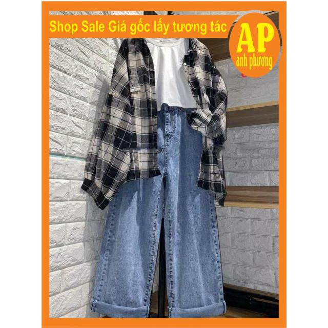 Sét áo sơmi + áo cúc + quần bò