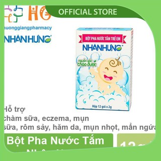 BỘT PHA NƯỚC TẮM TRẺ EM NHÂN HƯNG