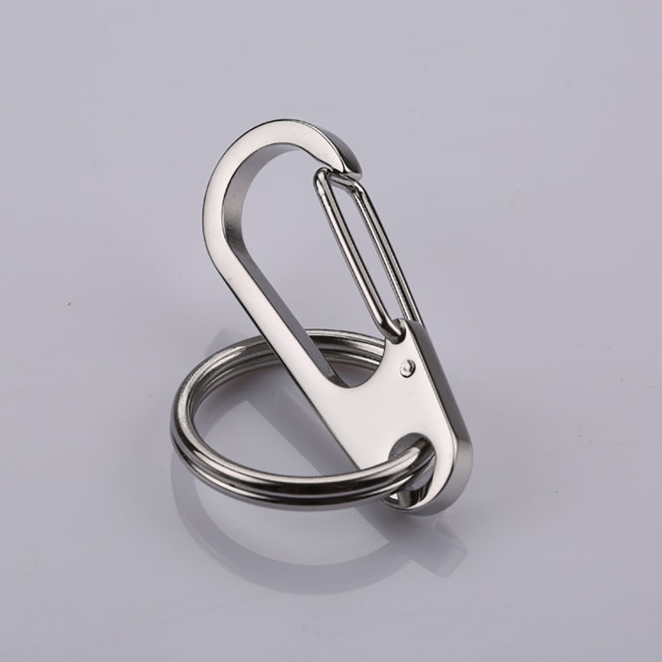 Móc Khóa Xe Máy Ô Tô INOX 308 Cao Cấp Có Chốt Cài Lưng Quần