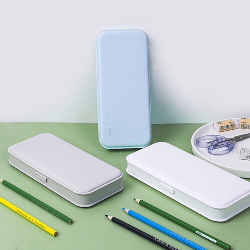 Hộp Đựng Bút Bằng Nhựa Màu Macaron Xinh Xắn