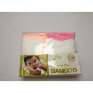 Bộ 2 khăn sữa lớn cho bé Mollis P635.