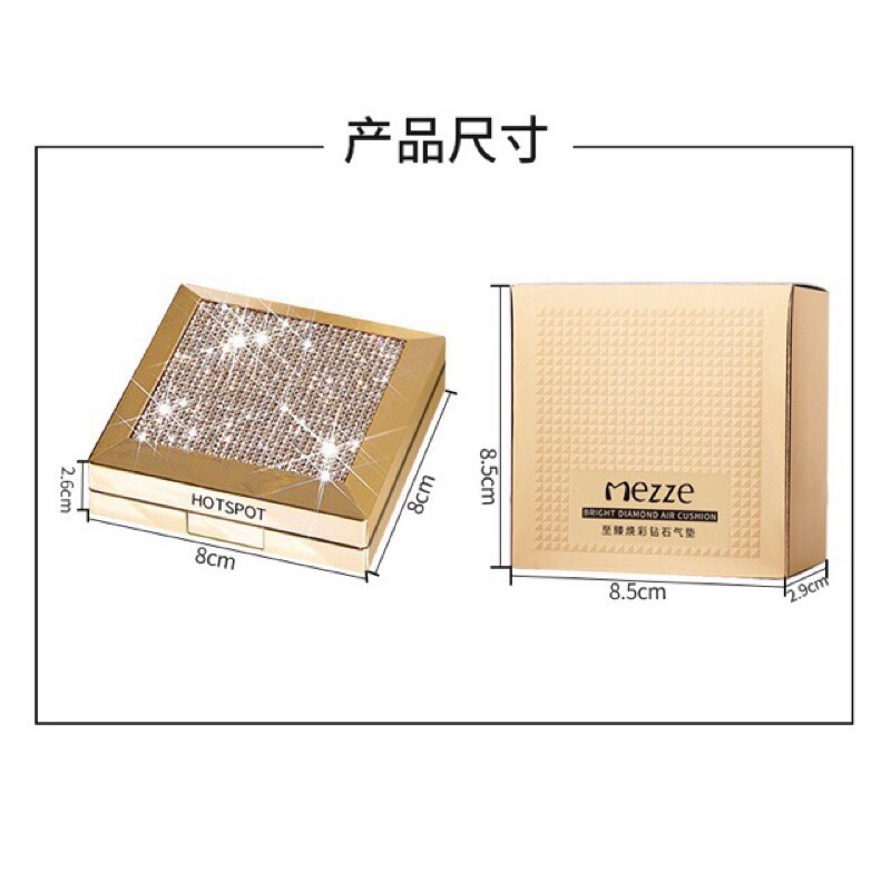 (hộp nguyên) Cushion Hotpot phấn nước BB CC cream kem nền