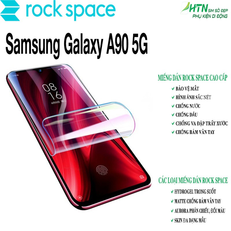 Miếng dán PPF samsung A90 5G cao cấp rock space dán mặt trước/ mặt sau lưng bảo vệ mắt, tự phục hồi vết xước,...