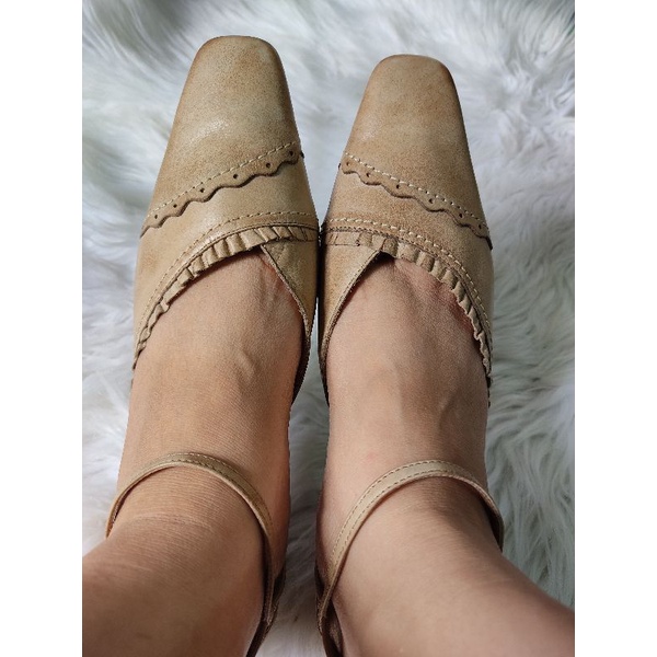 Giày da mộc size 37