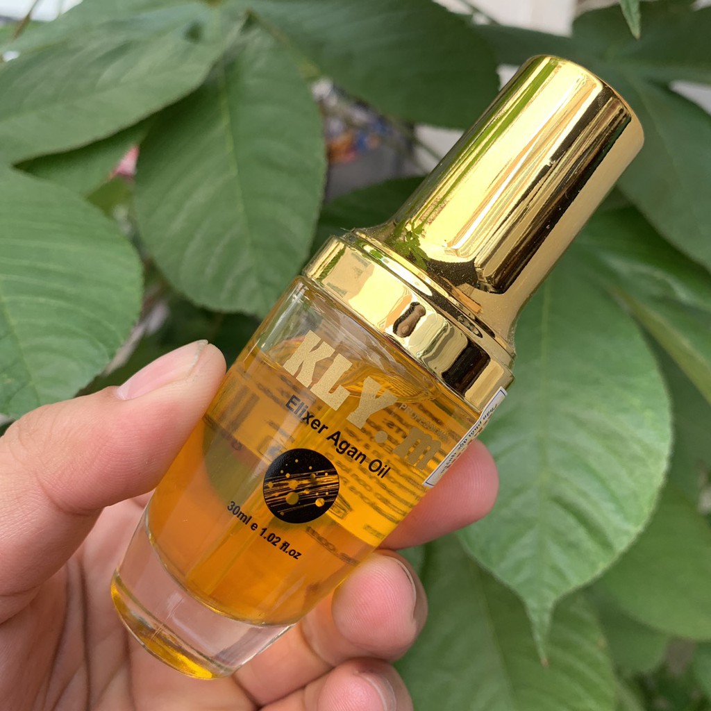 Tinh dầu dưỡng tóc Kly.M Elixer Argan Oil phục hồi tóc hư tổn 30ml