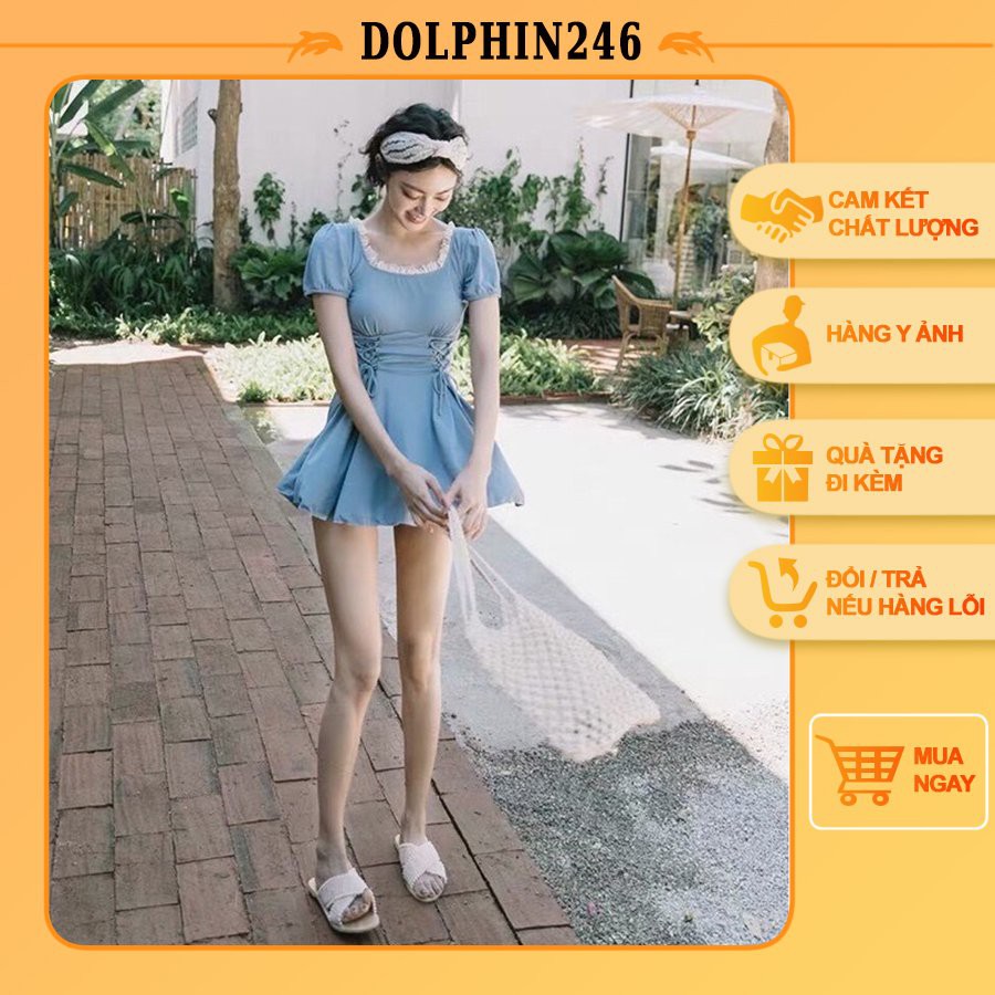 Bikini bigsize Đồ Bơi Nữ 2021 Dạng Váy Có Mút Ngực Và Quần Kèm Theo Mẫu Mới 2022 (820601-K2A5)