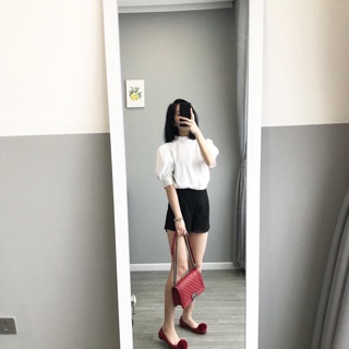 Short Zara viền bèo