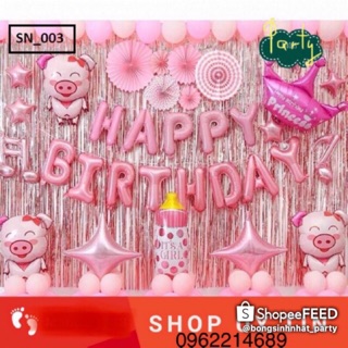[ Free ship ] Sét Sinh Nhật Cho Bé Trai Bé Gái Tuổi Heo/ Tuổi Tuất [ Kèm quà tặng ]